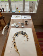 Ingela Johansson painting Coffee to Dream at Gamla Kraftstationen