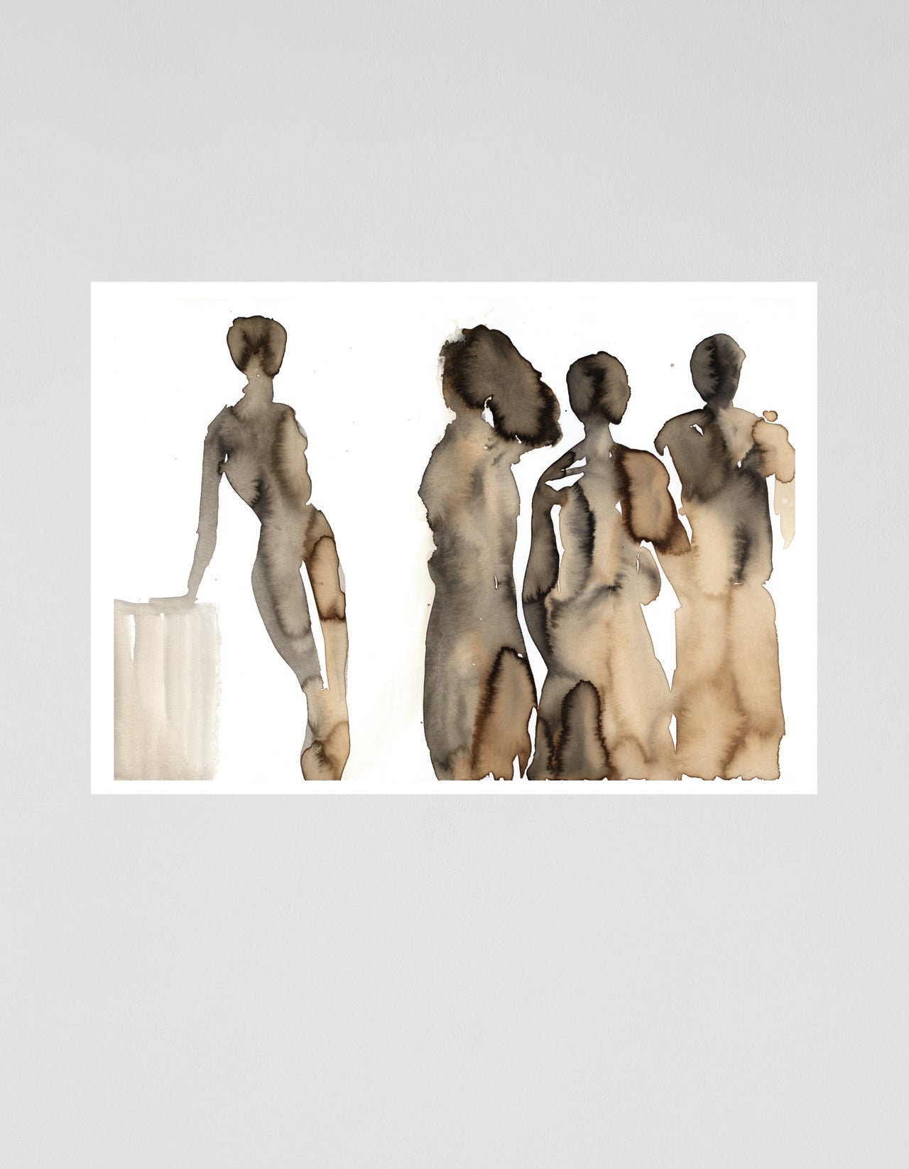 Coffee to Meet fine art print by Swedish artist Ingela Johansson