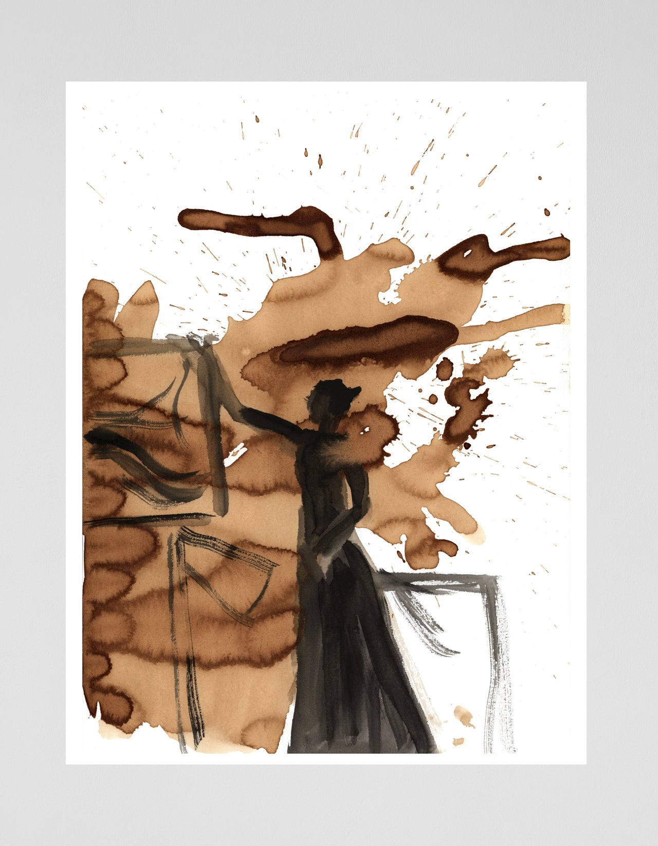 Coffee to Work fine art print by Ingela Johansson