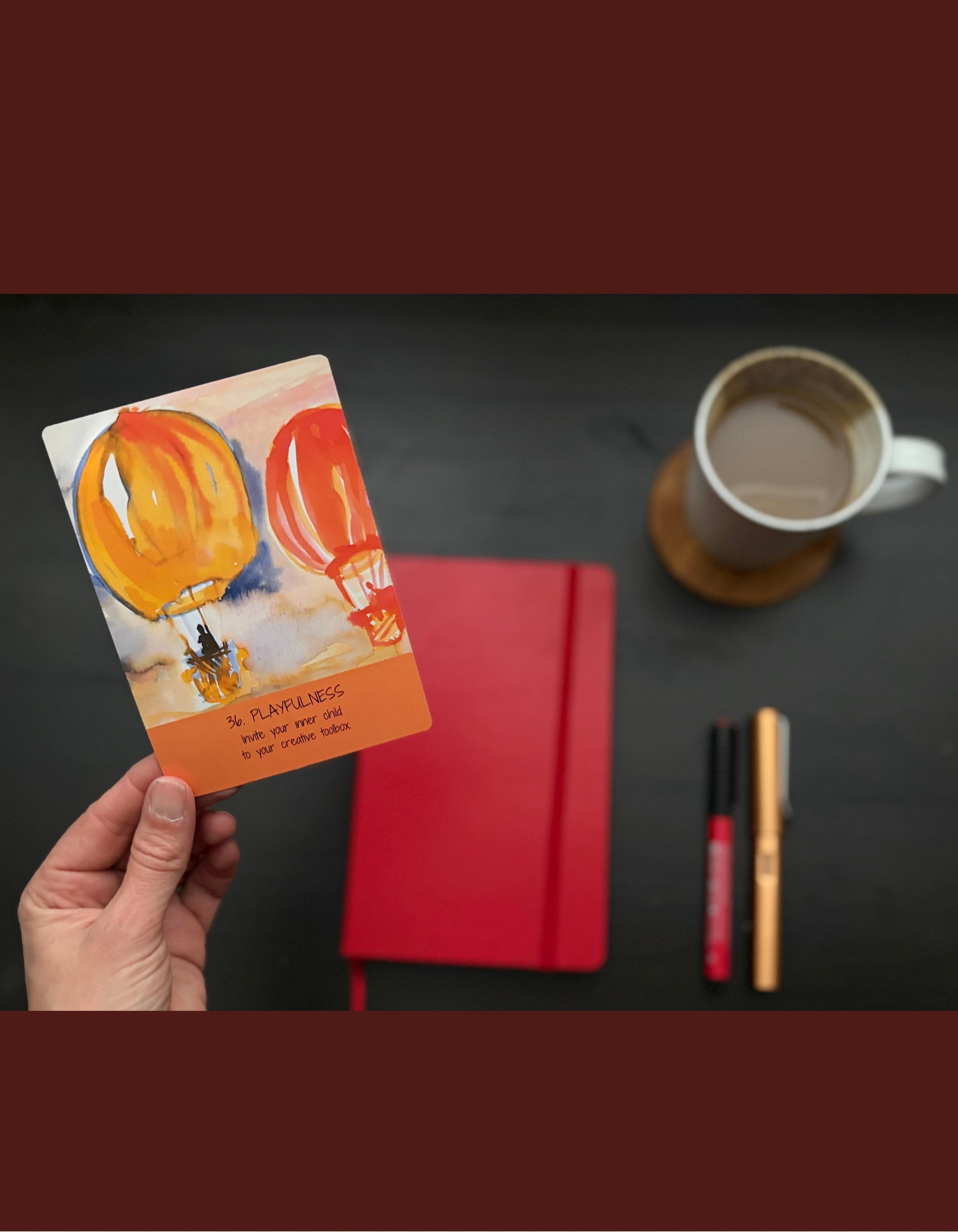 Create to Flow Card Deck by Ingela Johansson — Create to Flow category, the "Playfulness" card