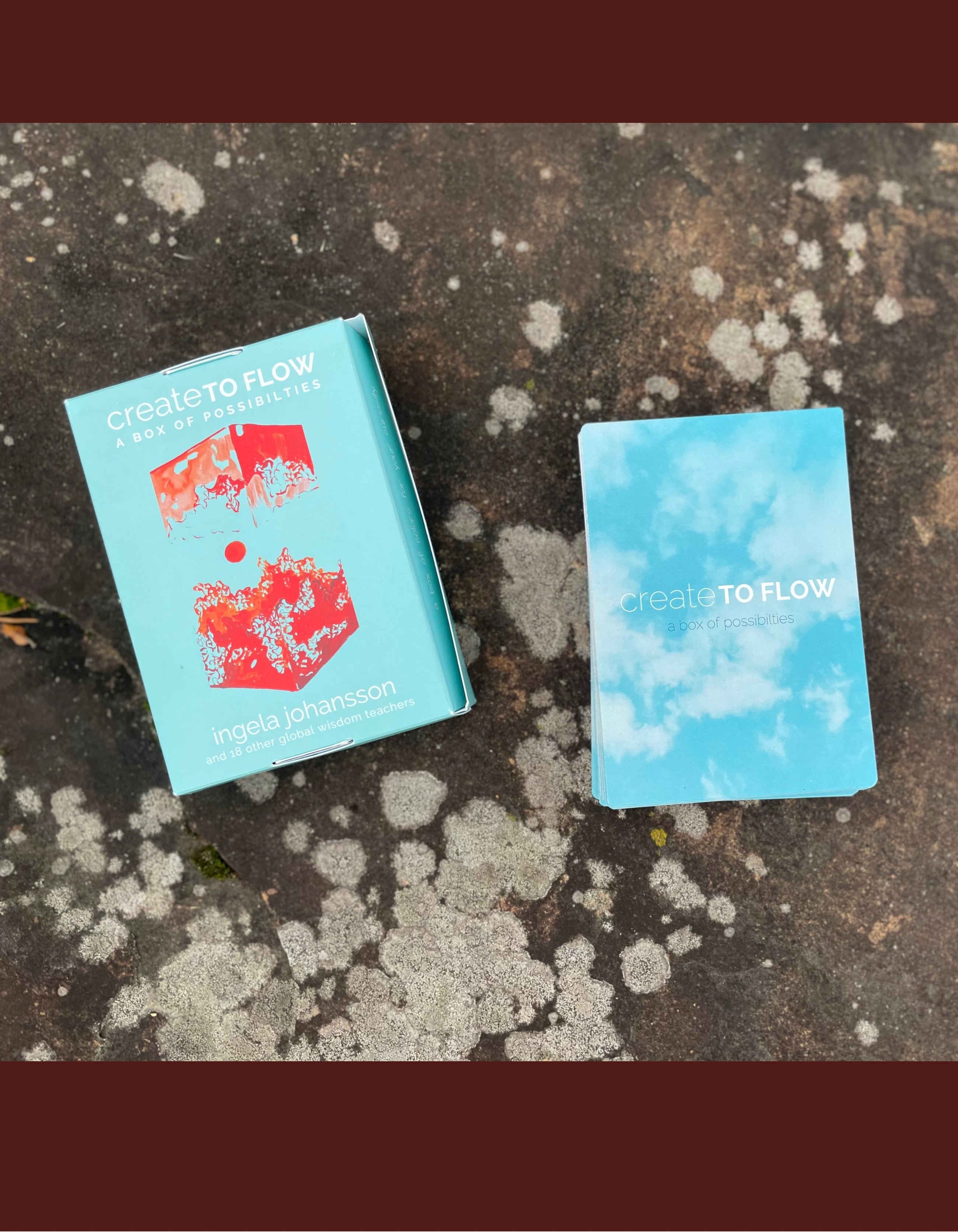 Create to Flow Card Deck by Ingela Johansson — A Box of Possibilities, product shot