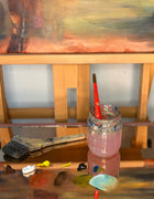 Her Own True Colors – painting process by Ingela Johansson, acrylic on canvas, RED Collection 2026
