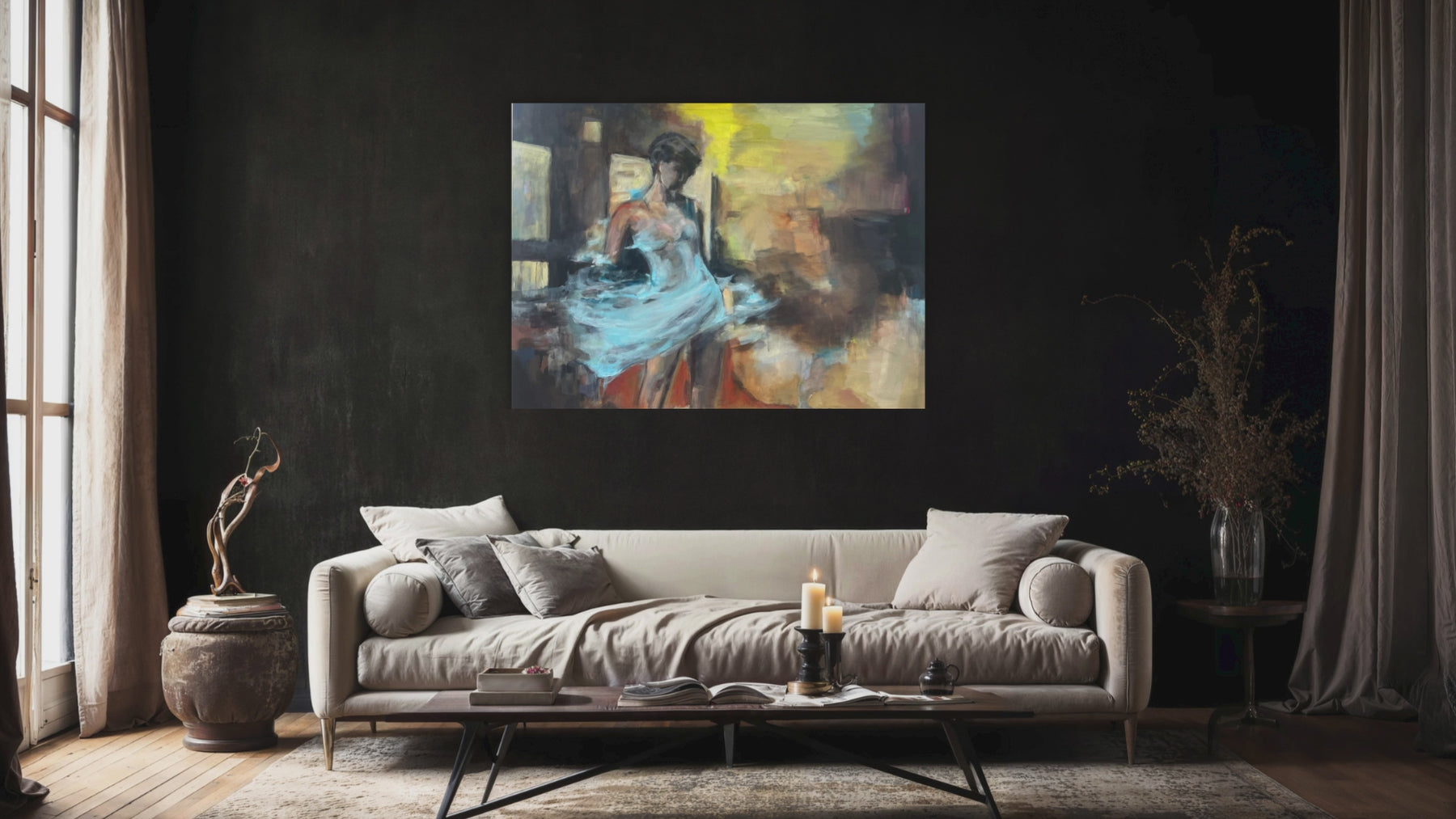 Paintings for Art Meet Seattle  by Swedish contemporary artist Ingela Johansson, available at Barlow Gallery in Seattle