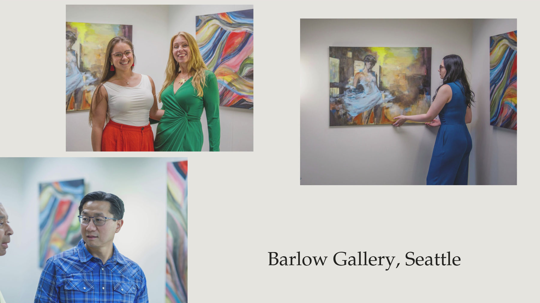 Photos from exhibitions with the artist Ingela Johansson 