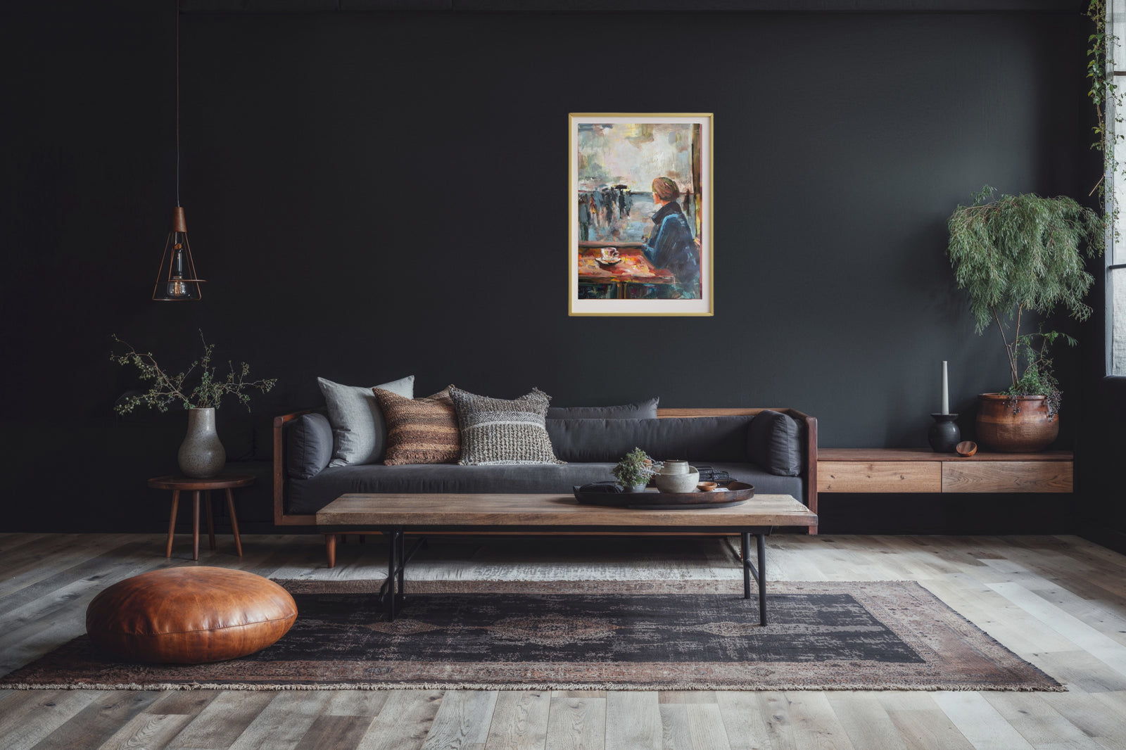 See how the paintings live in a space — visualise art on your wall by Ingela Johansson.