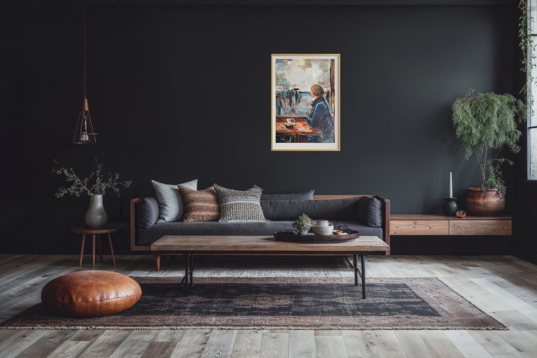 See how the paintings live in a space — visualise art on your wall by Ingela Johansson.