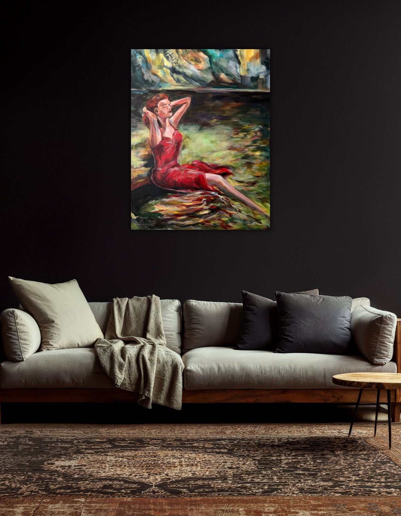  The Living Current by Ingela Johansson displayed in an interior setting, RED Collection 2025